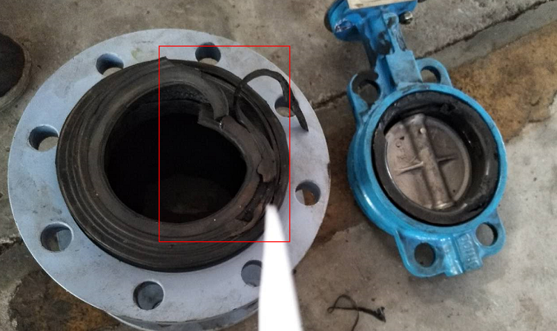 為什么橡膠軟接頭與對夾式軟密封蝶閥連接后出現泄漏現象? 為什么橡膠軟接頭與對夾式軟密封蝶閥連接后出現泄漏現象?