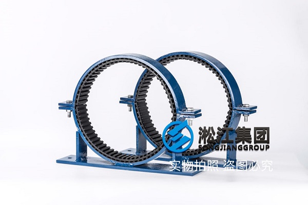 管道隔振管卡的應用：地面托承管道水管隔振示意圖